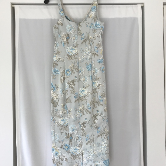 Dolce & Gabbana Floral Dress - Blue and Cream - Picture 2 of 8